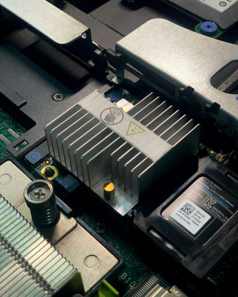 Serverkomponenten die Teil der IaaS Infrastrukture sind.